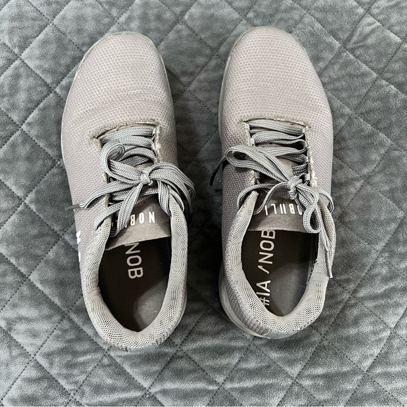 Nobull Shoes Women's Size 8.5 Impact Sneaker Gray Mesh Lace Up Trainers - Picture 6 of 10